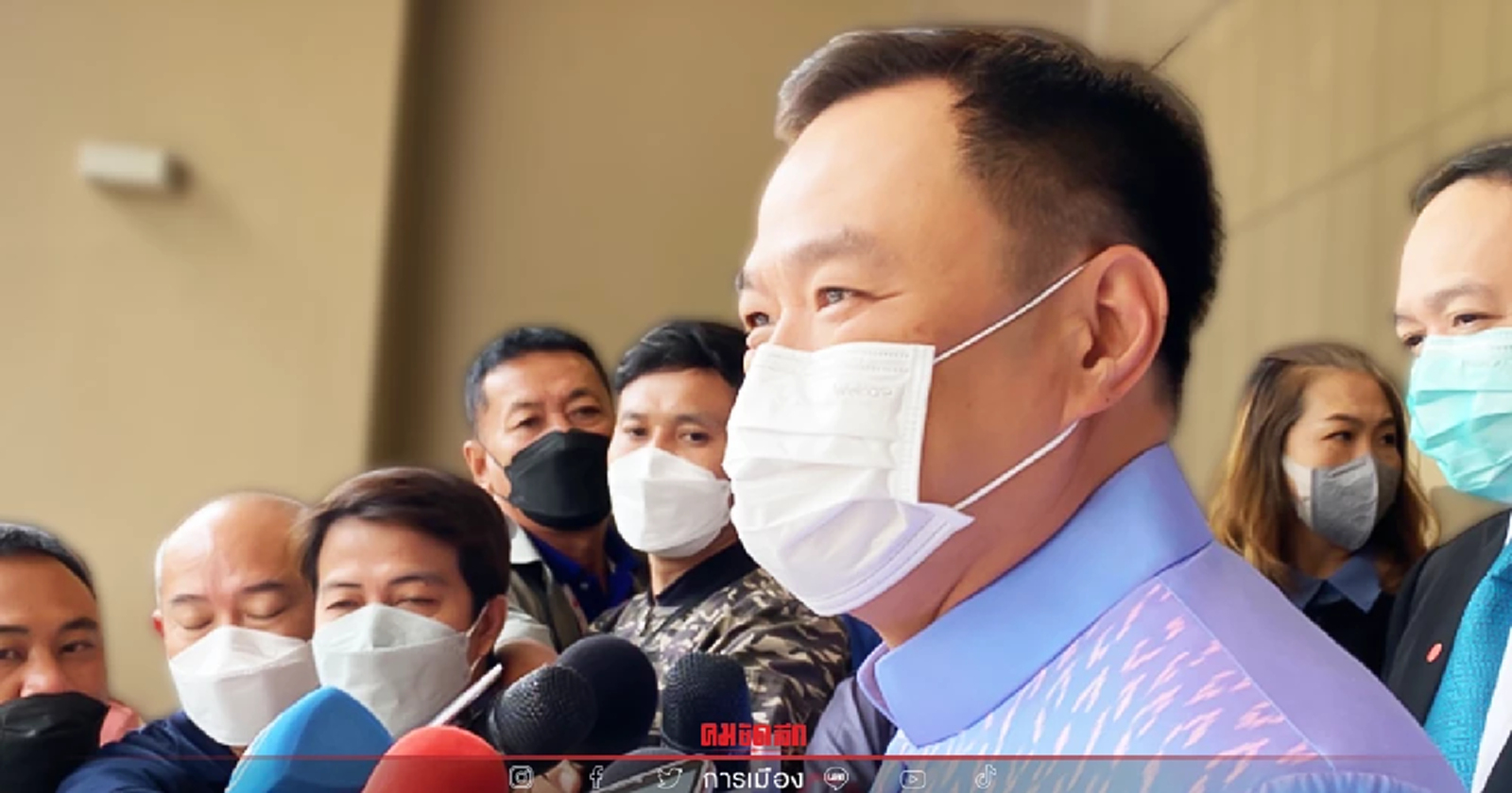 "อนุทิน" ย้ำไม่เคยขู่นายกฯ เดินผ่านยังต้องก้มแล้วก้มอีก