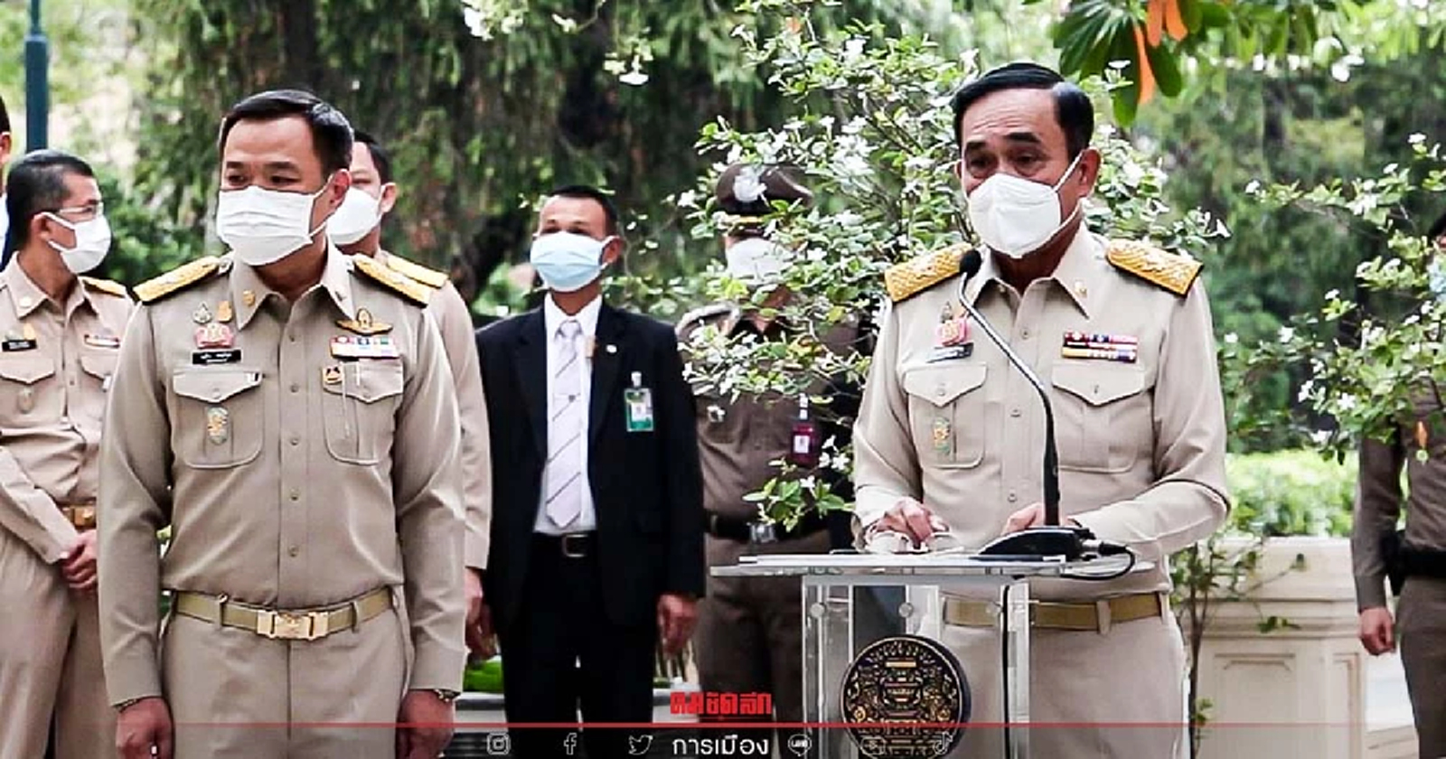 "นายกฯ" ควง อนุทิน โชว์สื่ออีก ยันพรรคร่วมจับมือแน่น