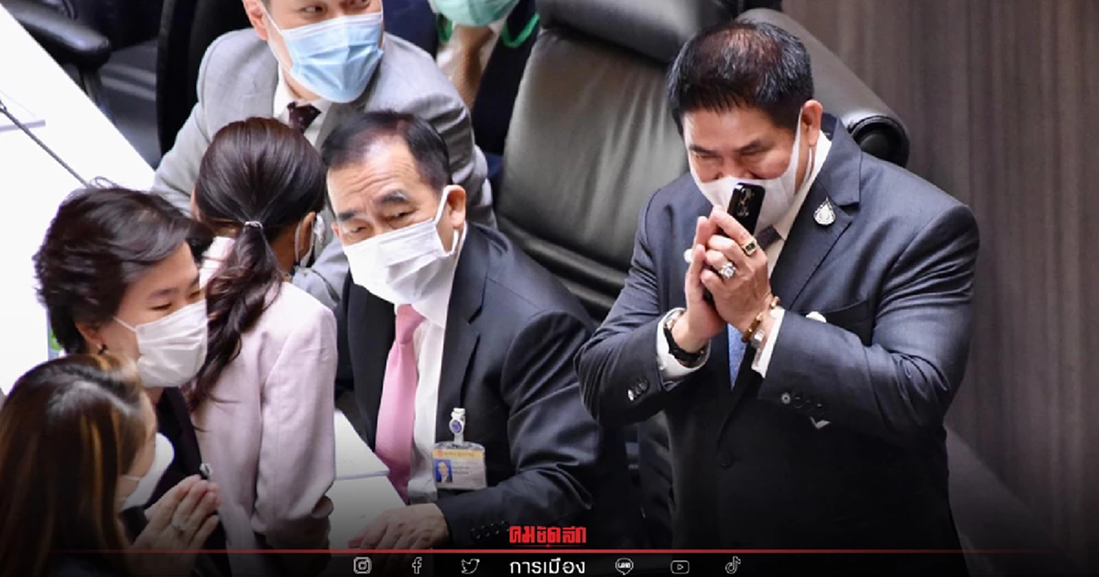 "ธรรมนัส" โผล่เข้าประชุมสภาครั้งแรก-สภาจัดที่นั่งตั้งป้าย เศรษฐกิจไทย