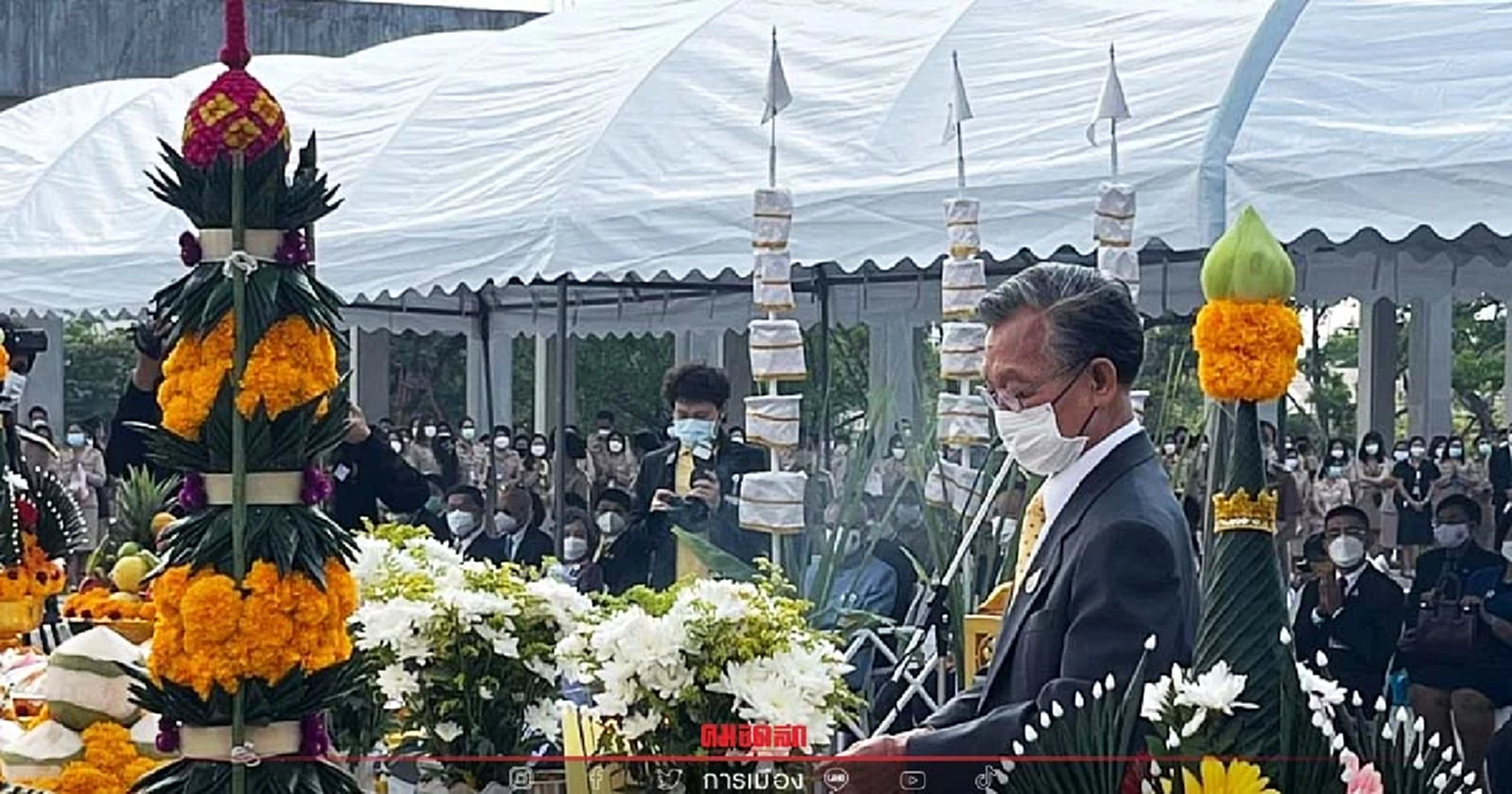 ถือฤกษ์ "บวงสรวงสภาใหม่" ตั้งศาลพระสยามเทวาธิราช