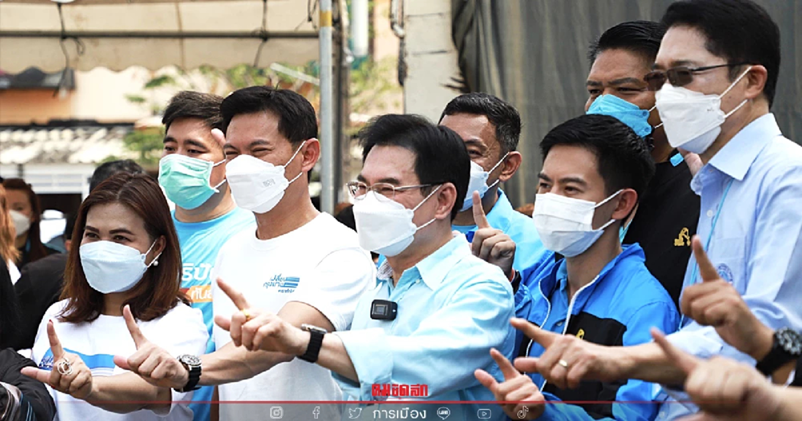 จุรินทร์ ควง ดร.เอ้-ผู้การแต้ม ลงหลักสี่ ยันส่ง "สุชัชวีร์" ชิงผู้ว่าฯ กทม.