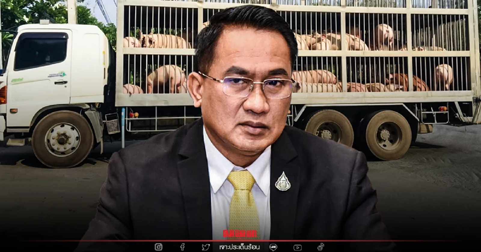 เมื่อหมูไม่กลัวน้ำร้อน "อธิบดีปศุสัตว์" สวนกลับ กมธ. ใครห้ามเคลื่อนย้ายหมู