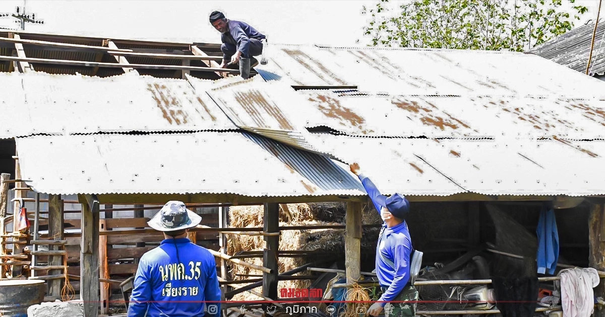 พื้นที่เสี่ยง "ภาคเหนือ" ยังต้องระวัง ลมกระโชกแรง และลูกเห็บตกบางแห่ง 