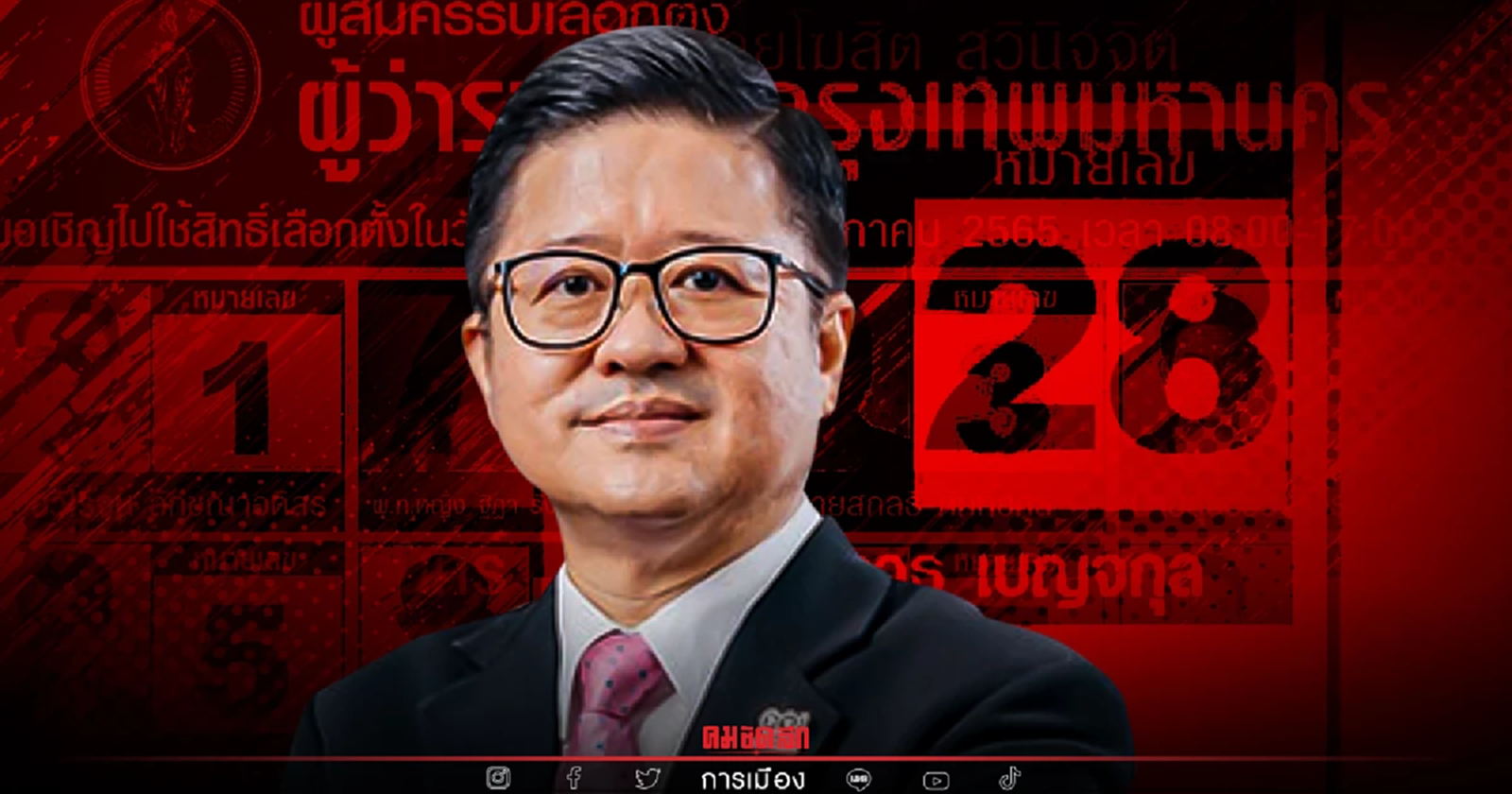 "สราวุธ เบญจกุล" พ้นผู้สมัครผู้ว่าฯ กทม. เหตุพ้นราชการทุจริตต่อหน้าที่