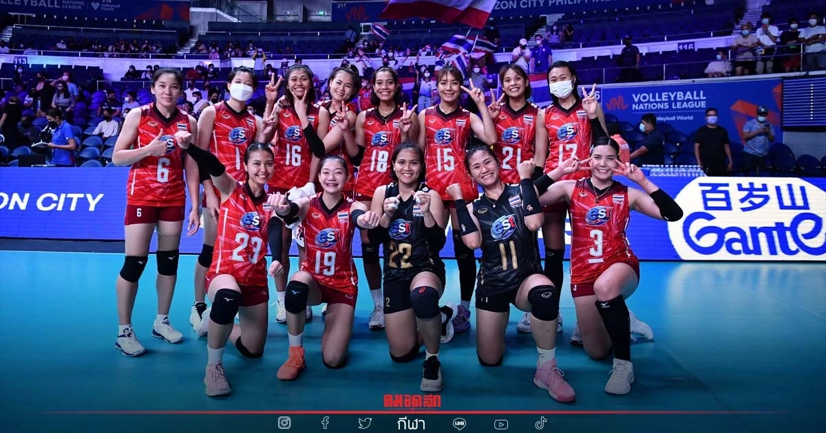 "วอลเลย์บอลหญิง" เข้ารอบไฟนอลส์ "VNL2022" ดวลตุรเคีย น็อคเอาท์ "วอลเลย์บอลหญิง" เข้ารอบไฟนอลส์ "VNL2022" ดวลตุรเคีย น็อคเอาท์