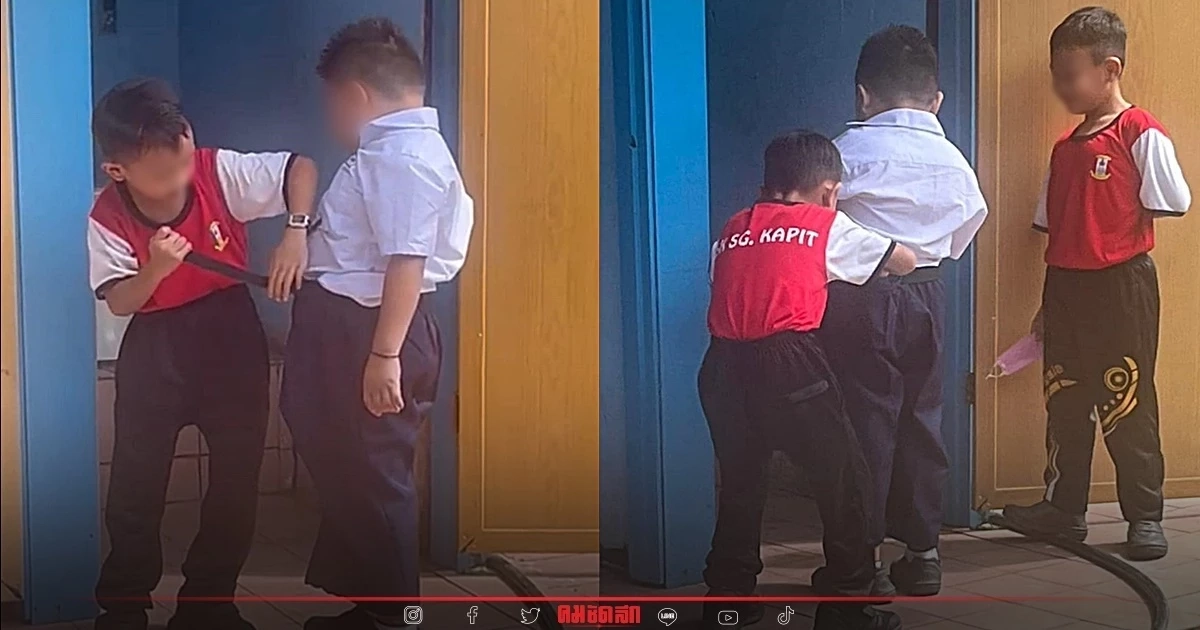 เห็นแล้วภูมิใจ ครูแชร์ภาพนร.ป.1 จิตใจดี ช่วย "เพื่อนเด็กพิเศษ" เข้าห้องน้ำ