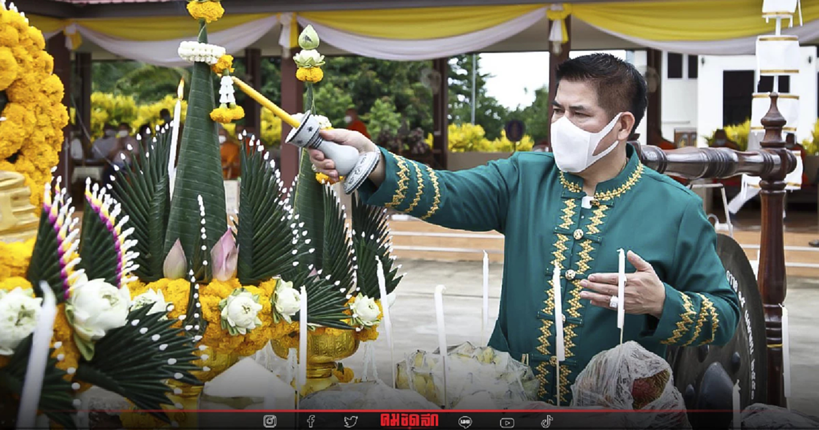 "ธรรมนัส" เดินสาย "ทำบุญ" ชู "พลังสตรี" ขับเคลื่อนเศรษฐกิจ