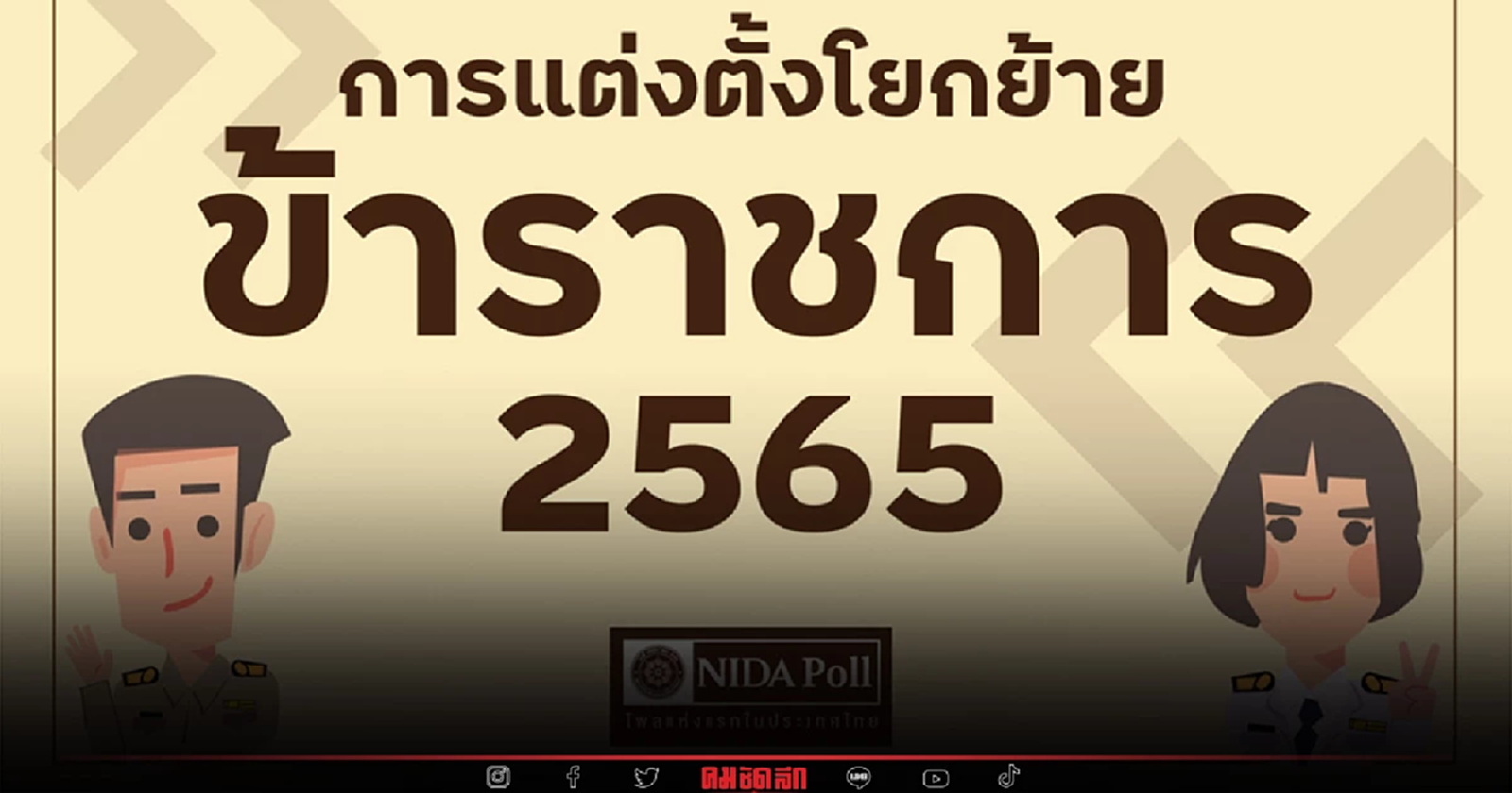 ผลสำรวจ มอง "แต่งตั้งข้าราชการ" ใช้เส้นสาย อันดับ 1 หากไม่ยุติธรรมจะอุทธรณ์