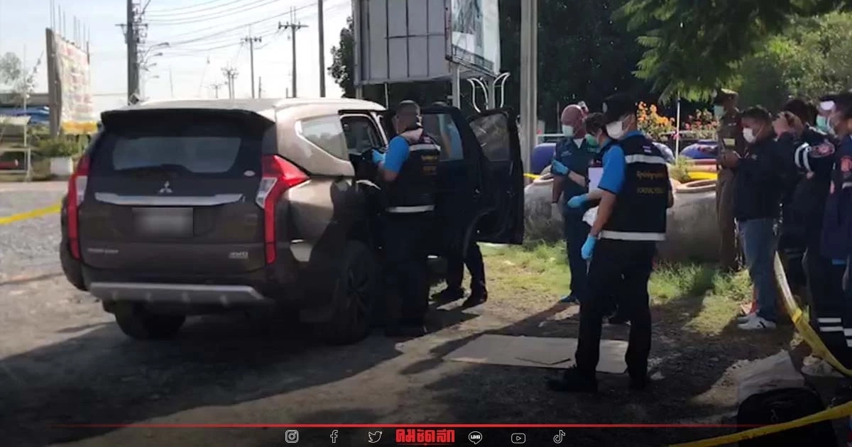 สลด หนุ่มใหญ่เสี่ยสิ่งทอ จอดรถหน้าวัด "ยิงตัวเองดับ" คาดปมปัญหาธุรกิจ