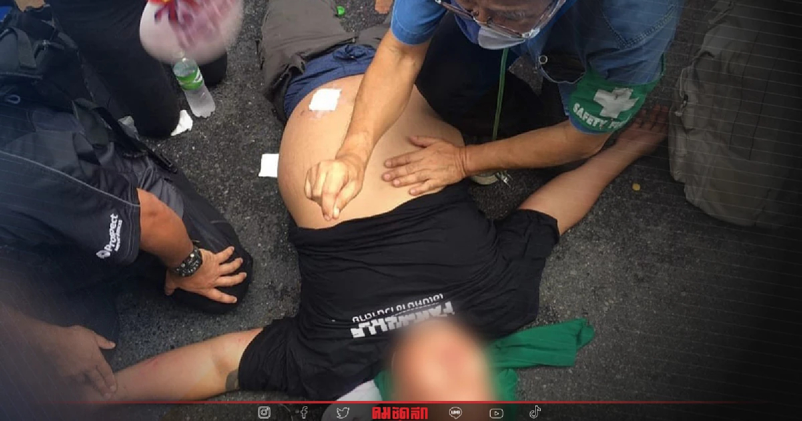 "หมอทศพร" เผย "สลายชุมนุม" พบสาหัส 3 ราย  "พายุ ดาวดิน" หนักสุด