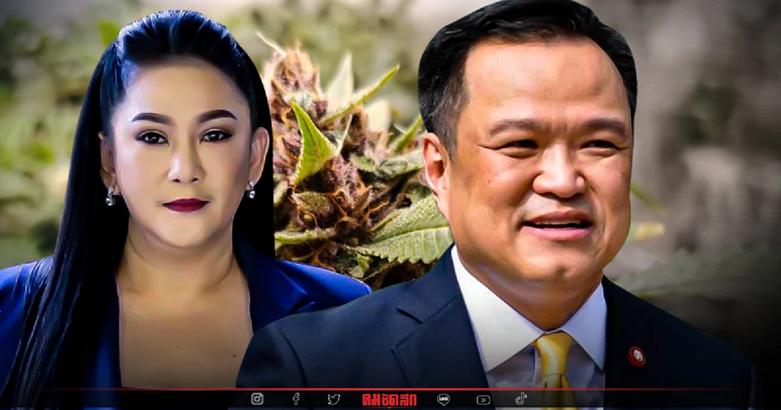 "เพื่อไทย" จวก "อนุทิน" แก้ปัญหา "กัญชาเสรี" คุมช่อดอกไม่ได้ผล