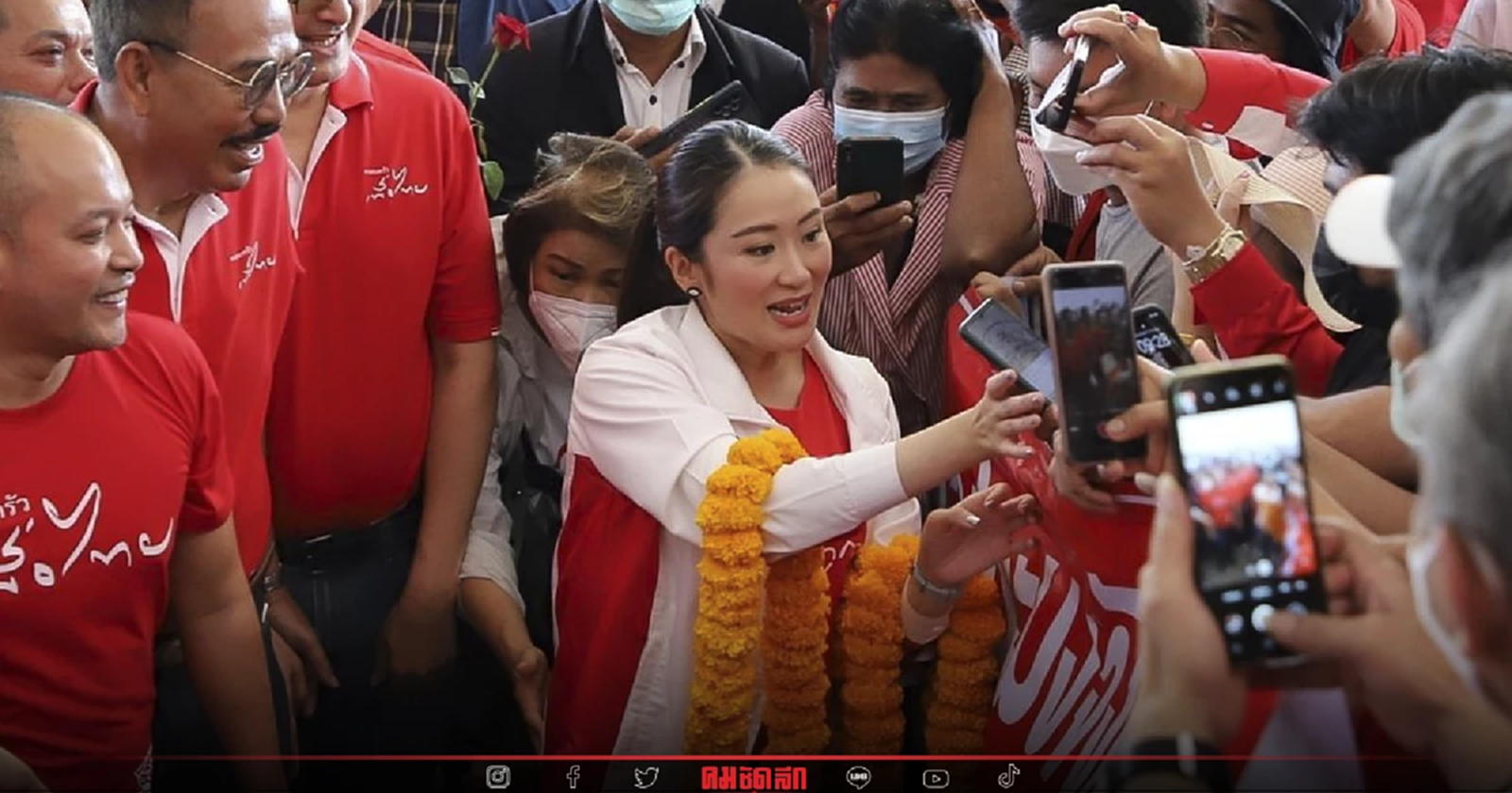 'แพทองธาร'อ้อนให้โอกาส'สามี' เลือกเพื่อไทยเปลี่ยนชีวิตชาวเมืองคอน