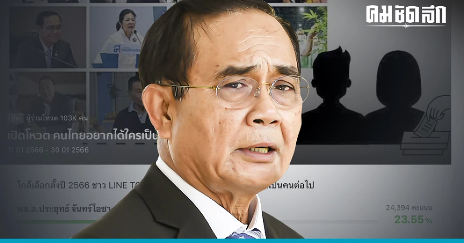 ส่องผลโพล LINE TODAY "บิ๊กตู่" ชนะขาด ส่วน “บิ๊กป้อม” อมบ๊วย