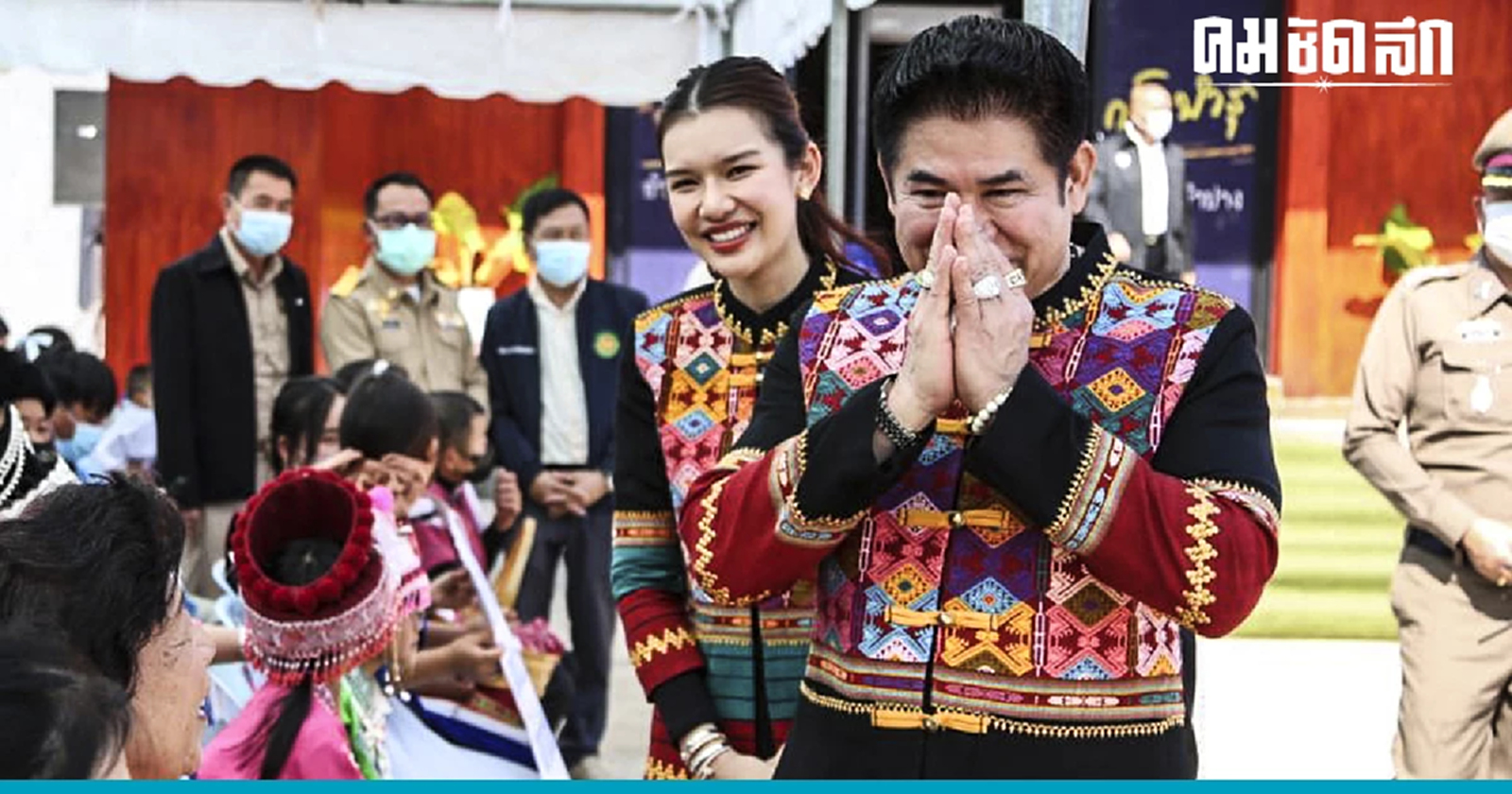 ร.อ.ธรรมนัส ขนทีมผู้สมัคร ส.ส. ต้อนรับพล.อ.'ประวิตร'