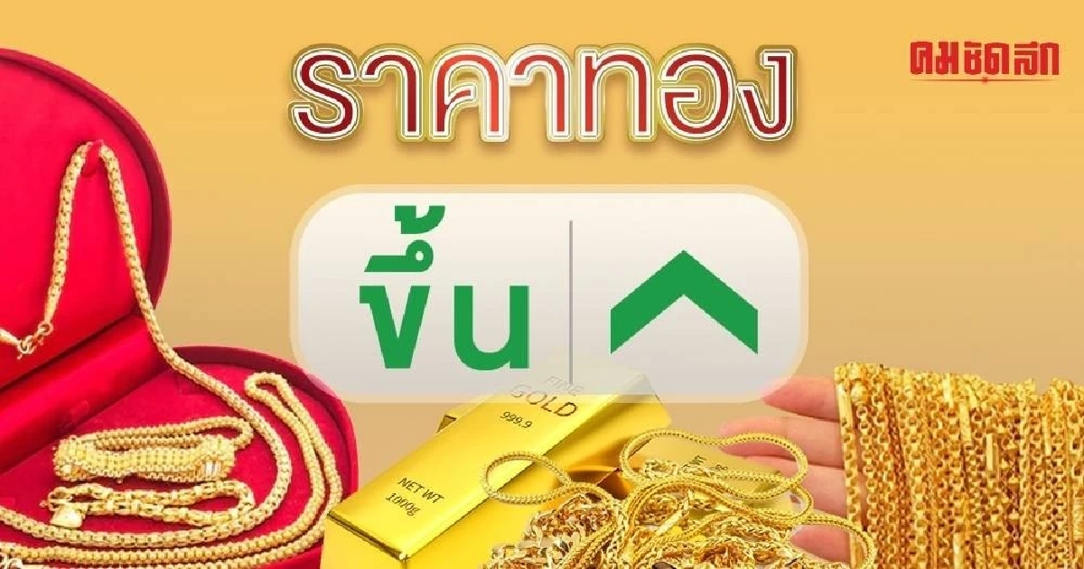 ทองพุ่งต่อเนื่อง "ราคาทองวันนี้" ปรับขึ้น 250 บาท เช็ค ราคาทอง ล่าสุดที่นี่