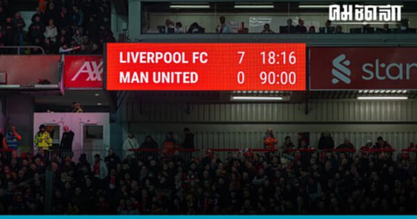 ผลบอลแเดงเดือด ลิเวอร์พูล สุดร้อนแรงเปิดรังทุบ แมนฯยูไนเต็ด ยับเยิน 7-0 ผลบอลแเดงเดือด ลิเวอร์พูล สุดร้อนแรงเปิดรังทุบ แมนฯยูไนเต็ด ยับเยิน 7-0