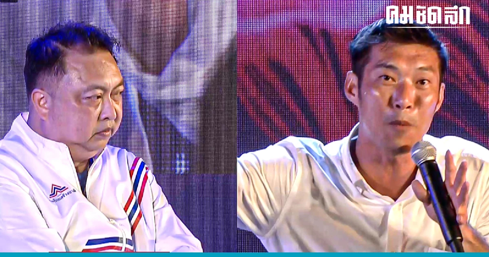 'สุชาติ' เดือดลุกชี้หน้า-ปะทะคารม ‘ธนาธร’ กลางเวทีดีเบตเนชั่นเมืองพัทยา