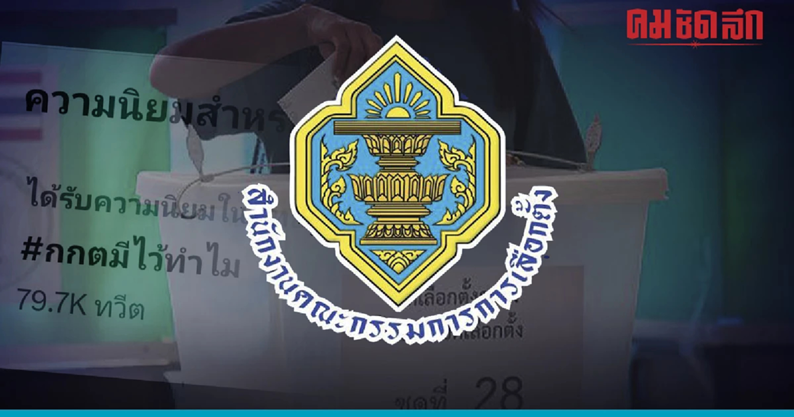 'เลือกตั้งล่วงหน้า' ร้อนระอุ ดัน #กกต. มีไว้ทำไม ขึ้นอันดับ 1 เทรนด์ทวิตเตอร์