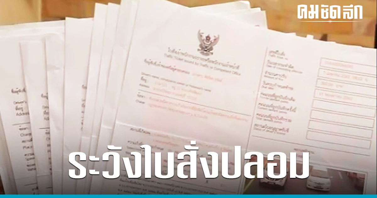 ‘ใบสั่งออนไลน์’ ของจริง-ของปลอม ดูยังไง แนะวิธีตรวจสอบจะได้ไม่โดนหลอก ‘ใบสั่งออนไลน์’ ของจริง-ของปลอม ดูยังไง แนะวิธีตรวจสอบจะได้ไม่โดนหลอก