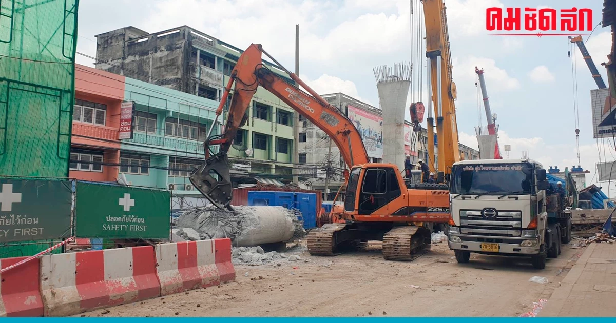 วสท. ตรวจสอบ 'สะพานลาดกระบังถล่ม' เร่งหาสาเหตุไม่เกิน 7 วันเรียบร้อย