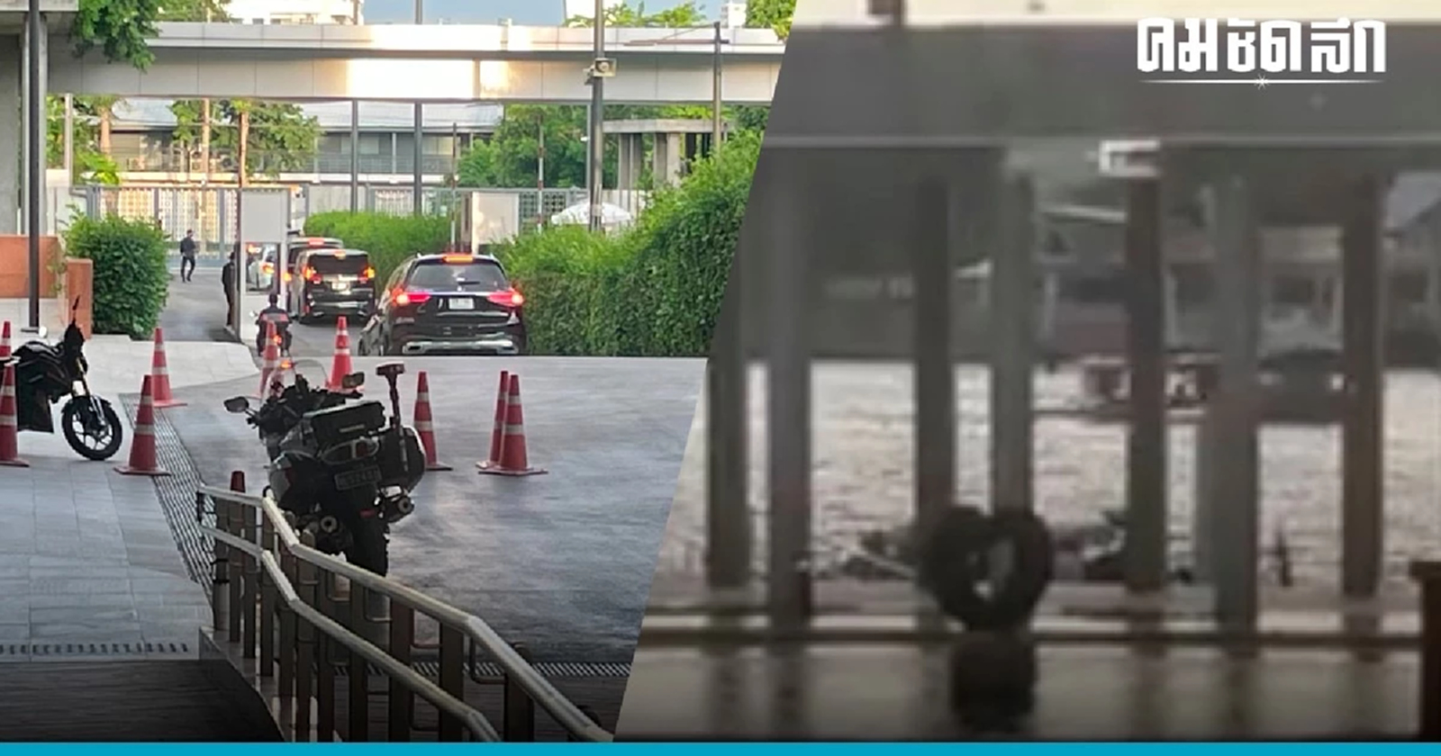 ตำรวจตรึงกำลังอำนวยความสะดวก สว.กลับบ้าน-บางส่วนขึ้นเรือหลังรัฐสภา