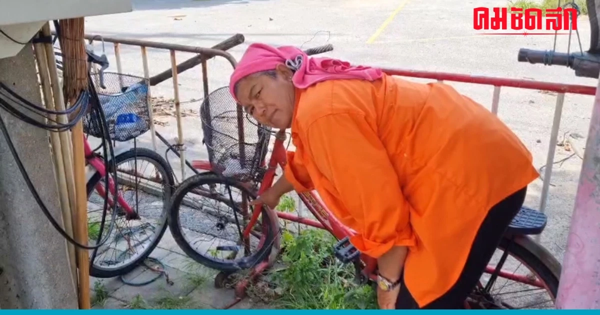 อย่าทำแบบนี้เลย โจรเปลี่ยนล้อ 'จักรยาน' ยกไปทั้งคันดีกว่า