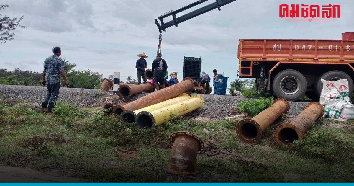 รมว.เกษตรฯ  มอบ กรมชลประทาน  ส่งเครื่องจักรกล เข้า 4 จว.  ภารกิจบรรเทาน้ำท่วม