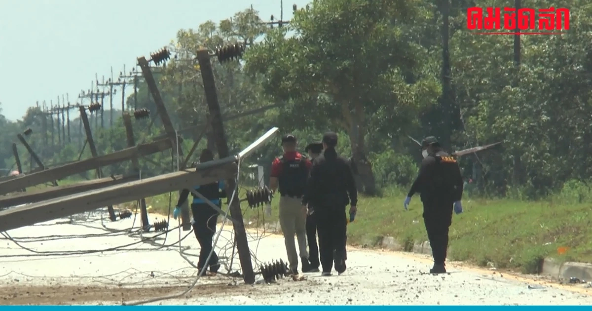 สรุป 'บึ้มป่วนตากใบ' 6 จุด พบระเบิดแสวงเครื่องใช้ถังดับเพลิงผลิตที่มาเลย์