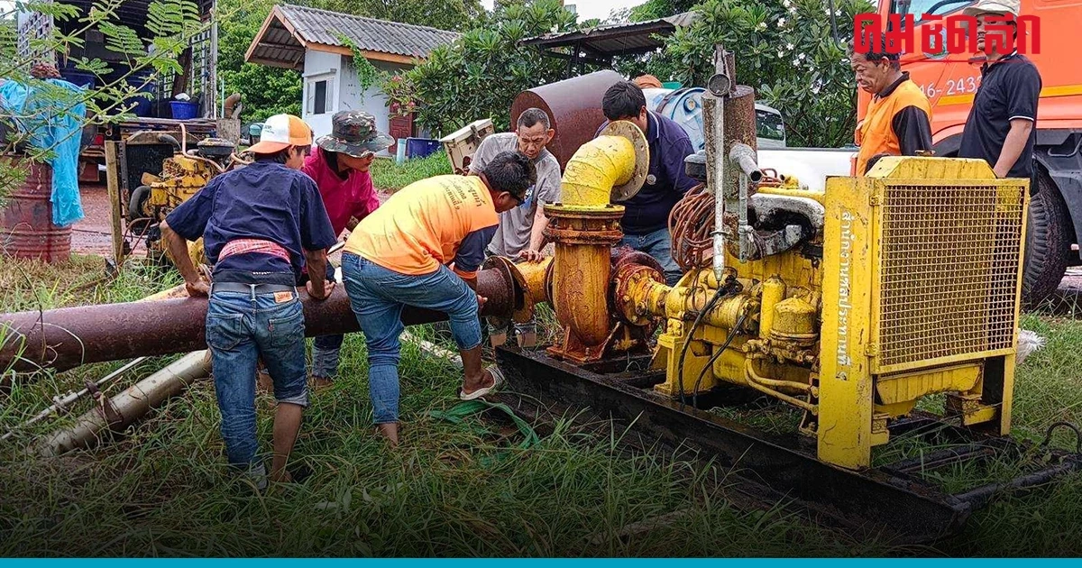 กรมชลฯ  จัดเครื่องสูบน้ำพื้นที่อุทกภัย 8  จังหวัด - บูรณาการทุกภาคส่วนรับมือ