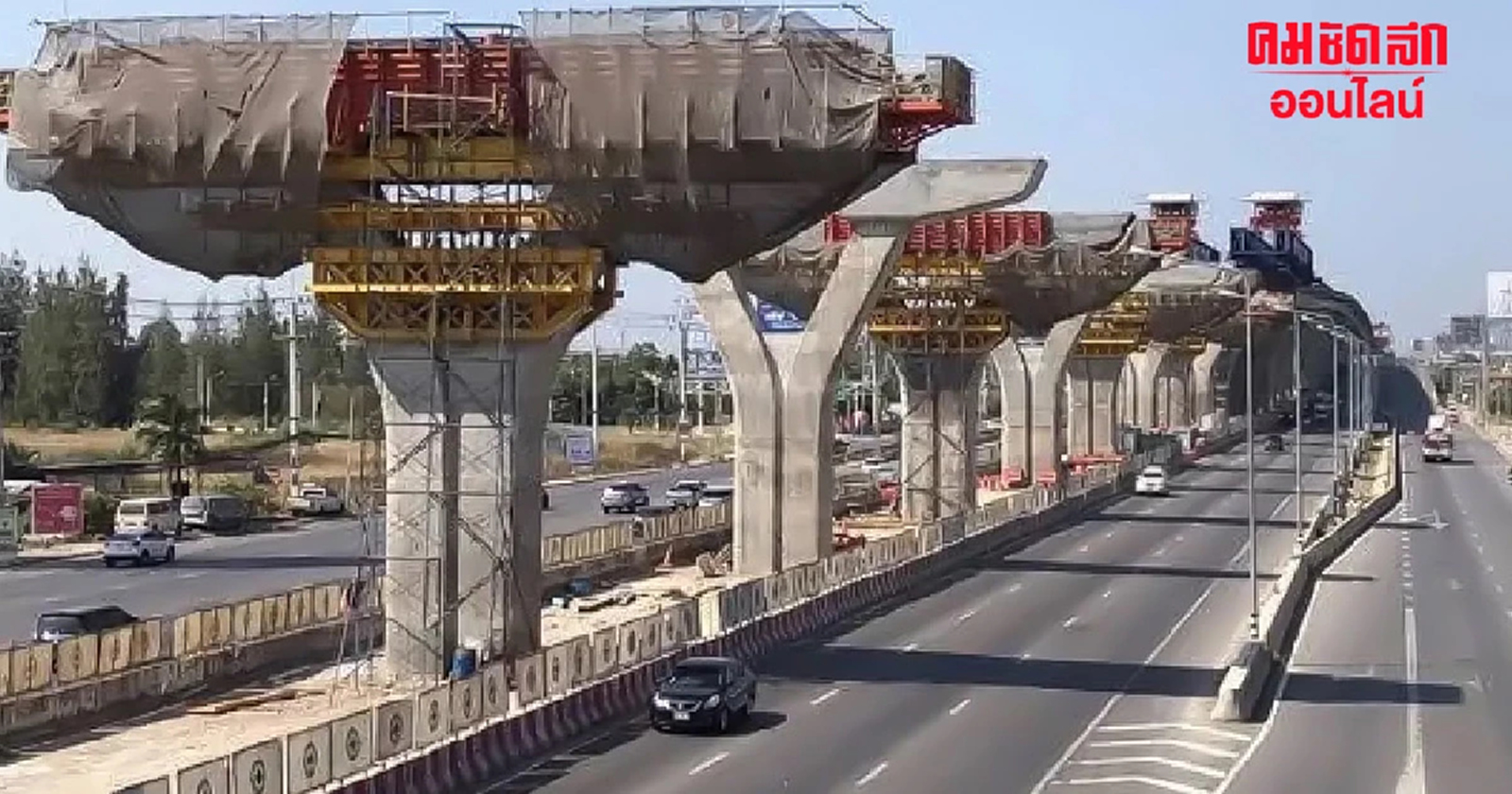 นายกฯ สั่งแก้ปัญหา ถ.พระราม 2 ก่อนสงกรานต์ ลงโทษผู้รับเหมาทิ้งงาน