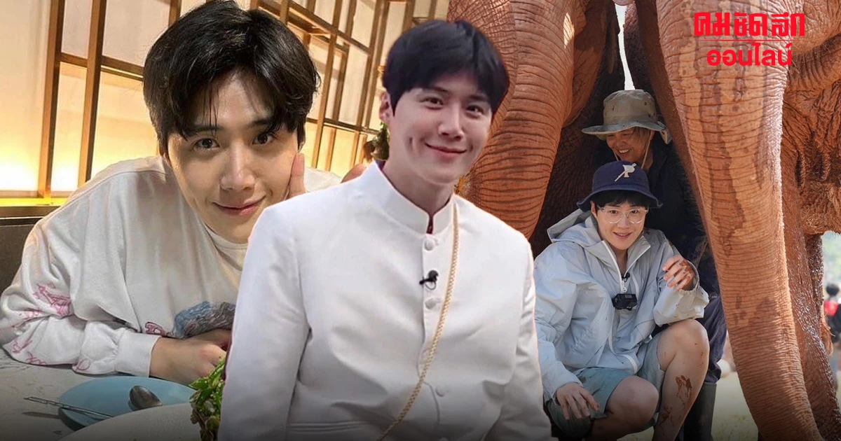 แต้มบุญนี้ 'คิมซอนโฮ' นึกว่าพี่หมื่น เซลฟี่ช้าง กินหมูกระทะ จัดเล้งแซ่บ แต้มบุญนี้ 'คิมซอนโฮ' นึกว่าพี่หมื่น เซลฟี่ช้าง กินหมูกระทะ จัดเล้งแซ่บ