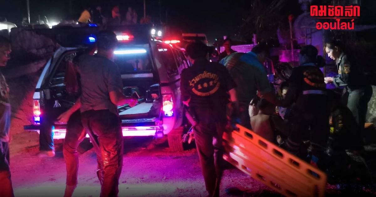 ด่วน 'รถบัส' รับส่ง พนักงาน 'ตกสะพาน' ย่าน บางบ่อ ตาย-เจ็บ เพียบ (คลิป)