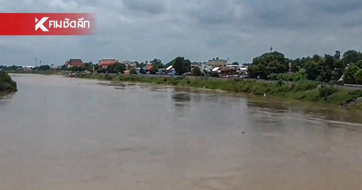 อ่วม 50 หลังคาเรือน อ่างทองระดมเครื่องสูบน้ำ รับมือน้ำเหนือ
