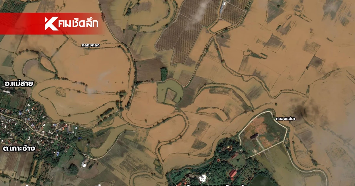 เกษตรกรช้ำ น้ำท่วม แม่สาย-เชียงราย มวลน้ำ ตะกอนดินโคลนมหาศาลถมที่เกษตร เกษตรกรช้ำ น้ำท่วม แม่สาย-เชียงราย มวลน้ำ ตะกอนดินโคลนมหาศาลถมที่เกษตร