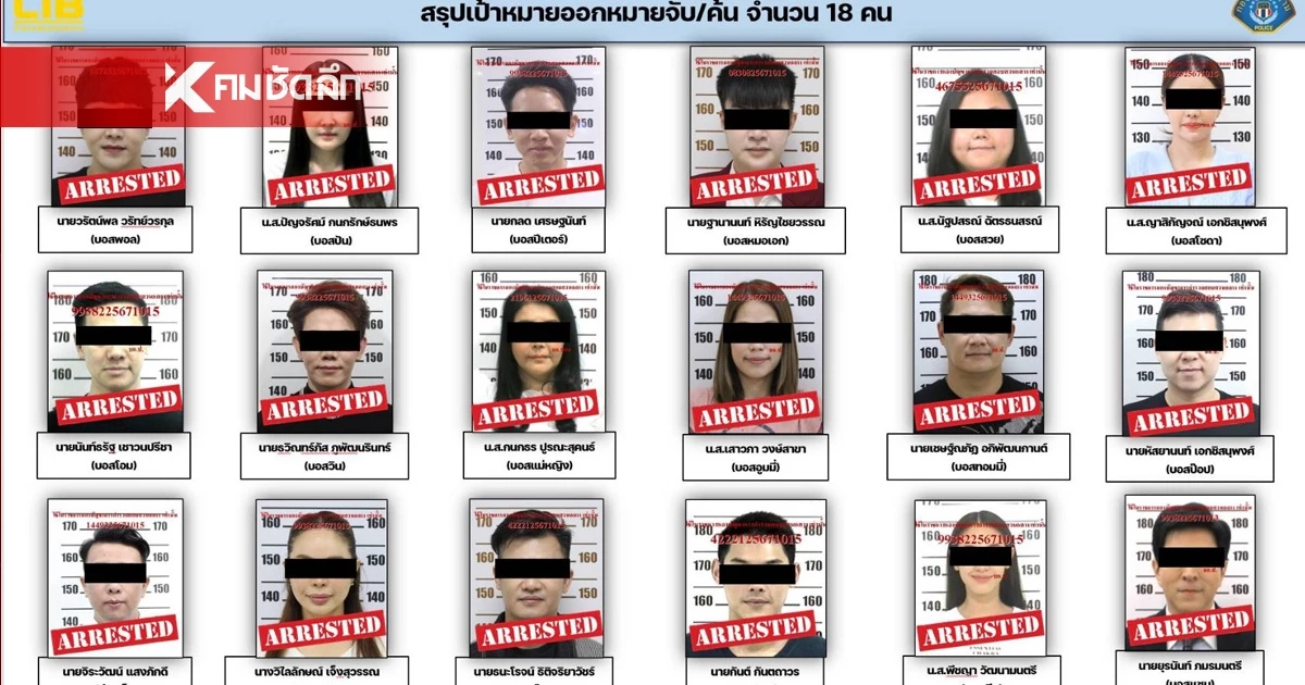 เปิดพฤติการณ์ 18 บอส "ดิไอคอน กรุ๊ป" ใครทำหน้าที่อะไรบ้าง?