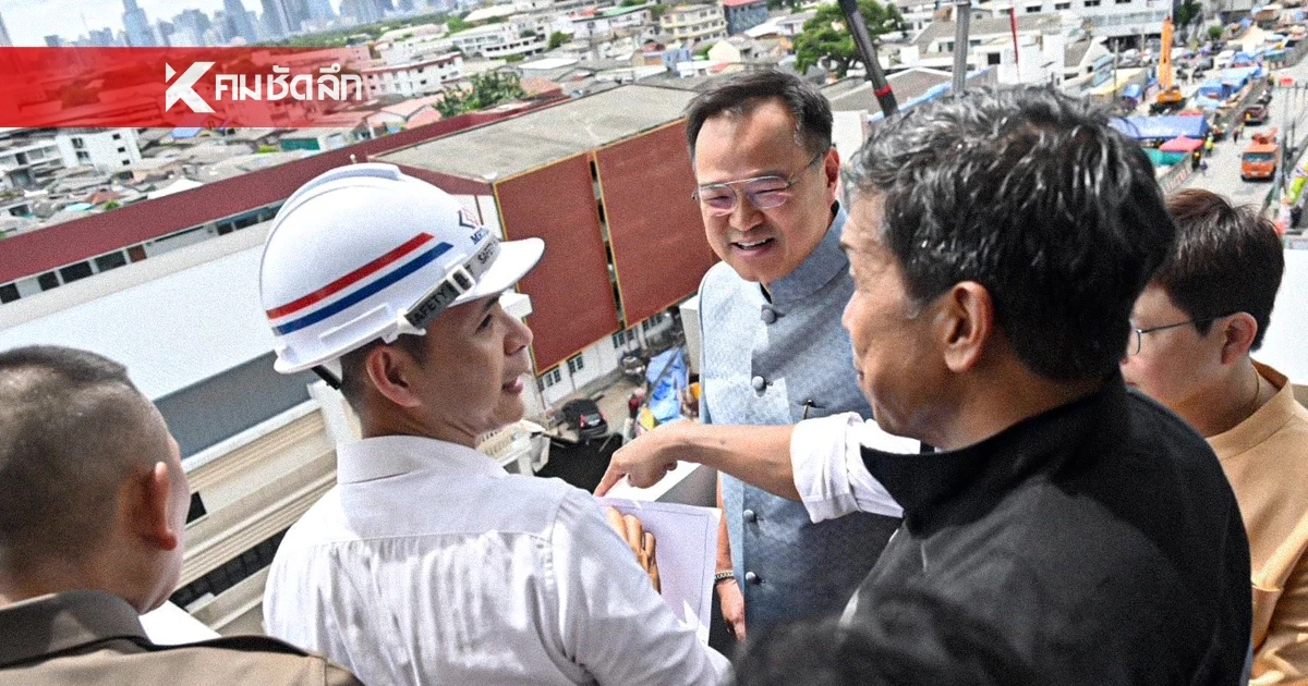นายกฯ ลงพื้นที่ถนนทรุด สั่งการทุกหน่วยเร่งหาสาเหตุ ป้องกันเกิดซ้ำ