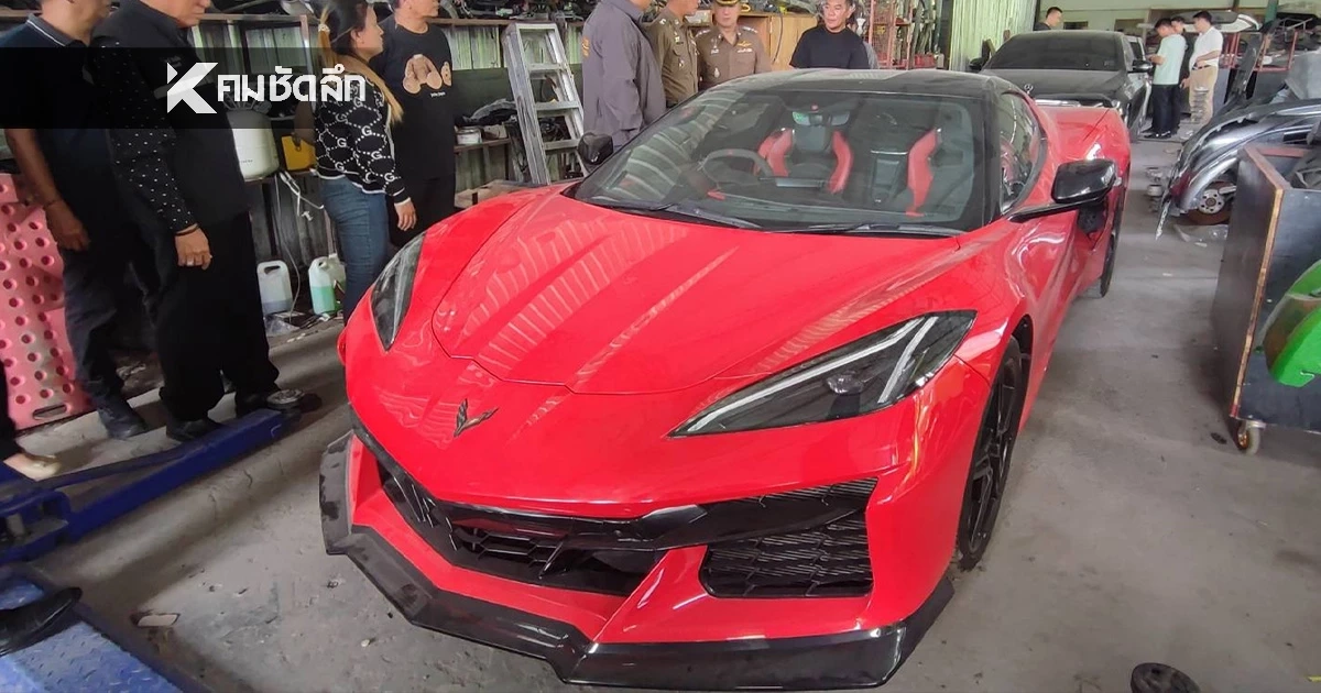 ผู้การฯ ปทุม นำหมายศาล ค้นอู่ดัง เจอแล้ว ซูเปอร์คาร์ มูลค่า 9 ล้าน