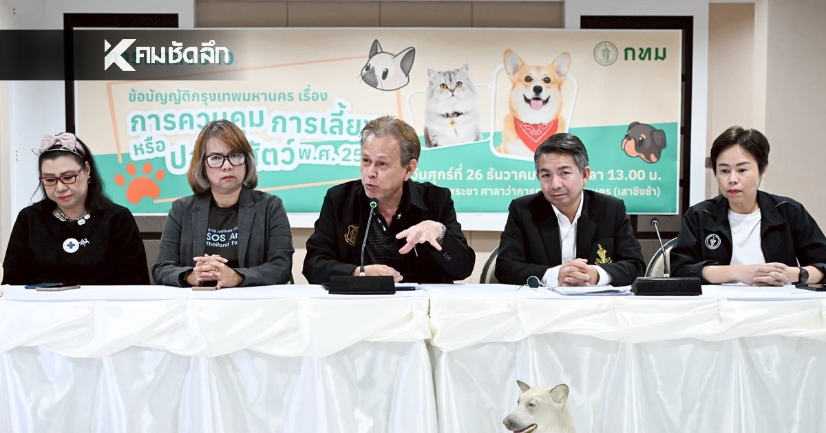 ไม่ต้องกังวล! กทม. เตรียมเสนอสภา กทม. ชะลอข้อบัญญัติหมาแมว