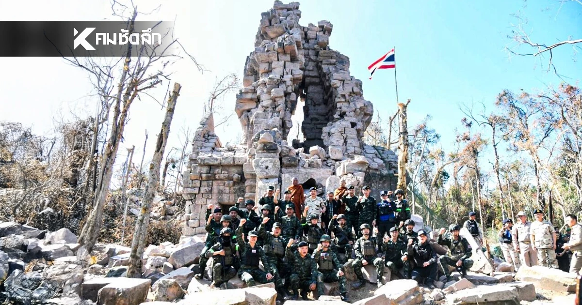 "อนุทิน" ขึ้นปราสาทตาควาย-เนิน 350 ยกมือไหว้เคารพจุดวีรชนพลีชีพ