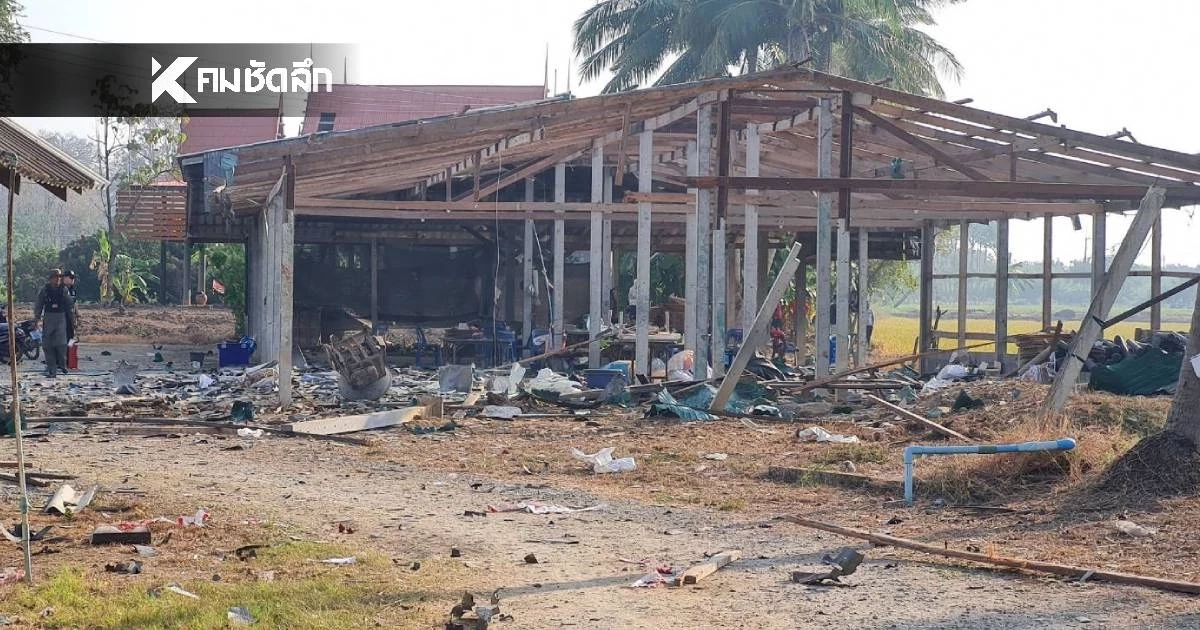 อัปเดต โรงงานพลุระเบิด สุพรรณบุรี ดับ 1 เจ็บ 3 EOD เข้าเคลียร์พื้นที่