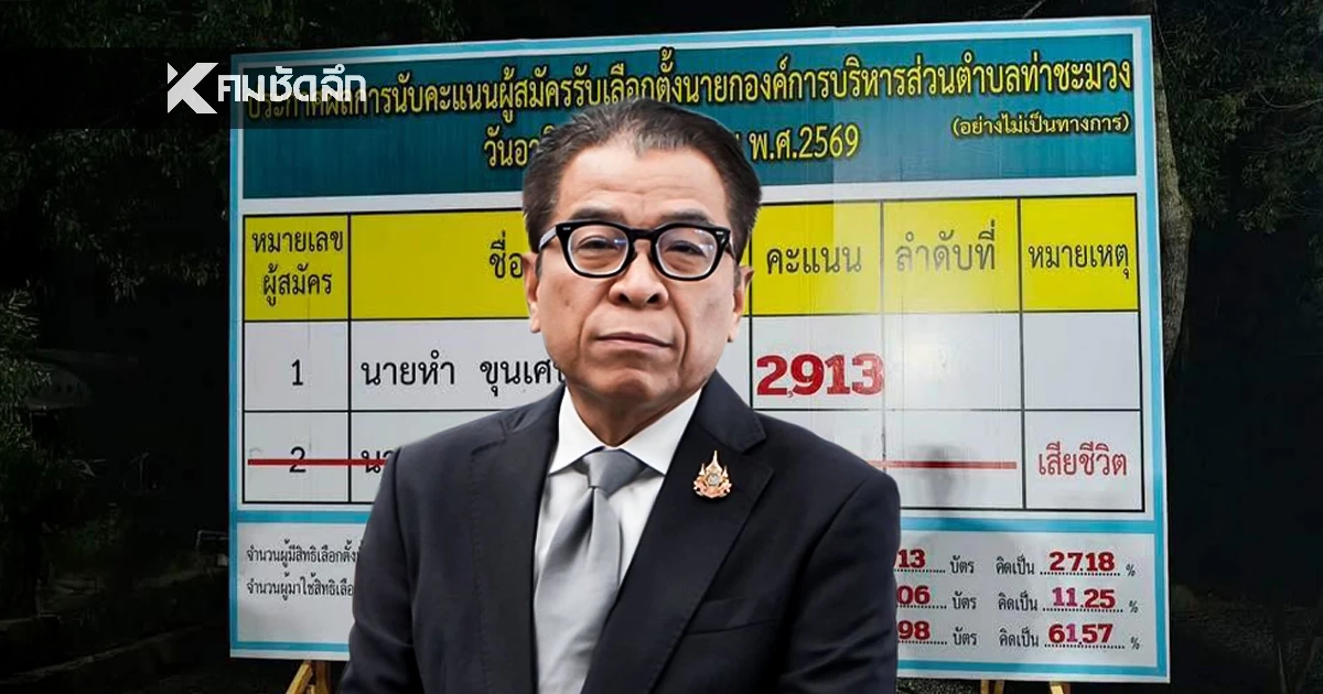 เลขา กกต. เคลียร์ชัด "อบต.ท่าชะมวง" จ.สงขลา ต้องจัดเลือกตั้งใหม่ เลขา กกต. เคลียร์ชัด "อบต.ท่าชะมวง" จ.สงขลา ต้องจัดเลือกตั้งใหม่