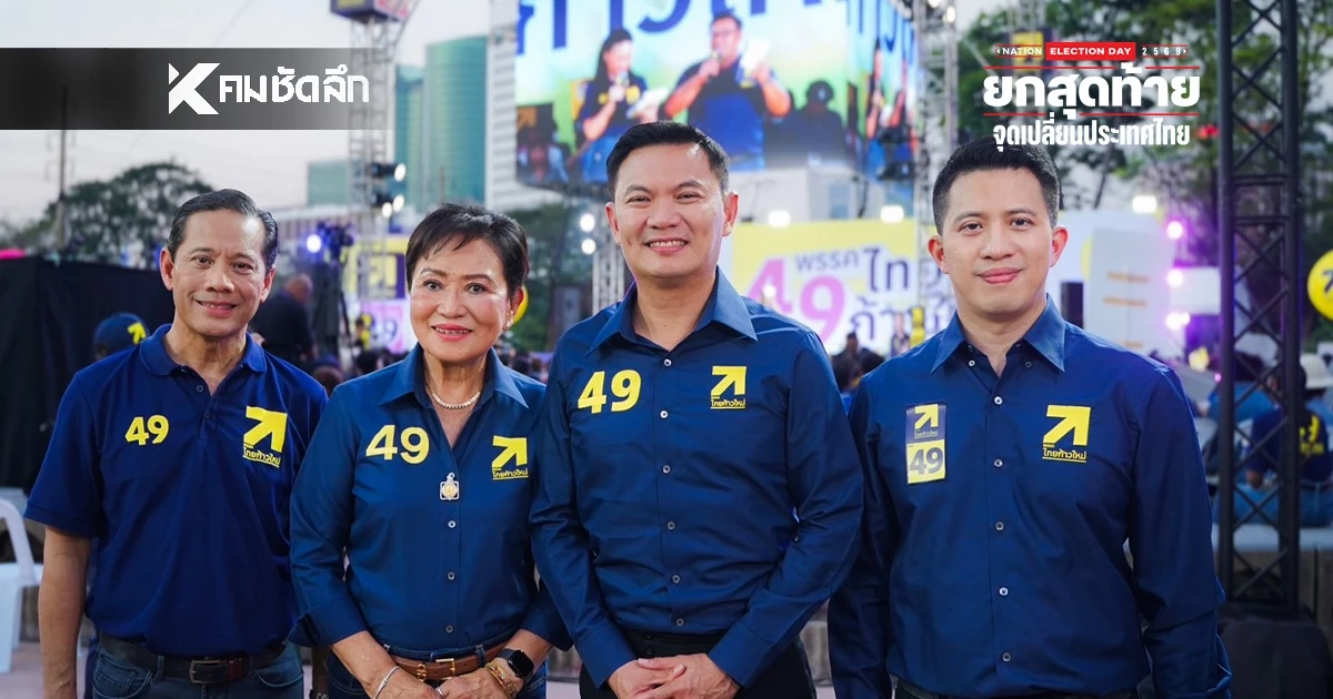 พรรคไทยก้าวใหม่ ชูนโยบานการศึกษา อาสาพาประเทศกลับมายืนหนึ่งในอาเซียน