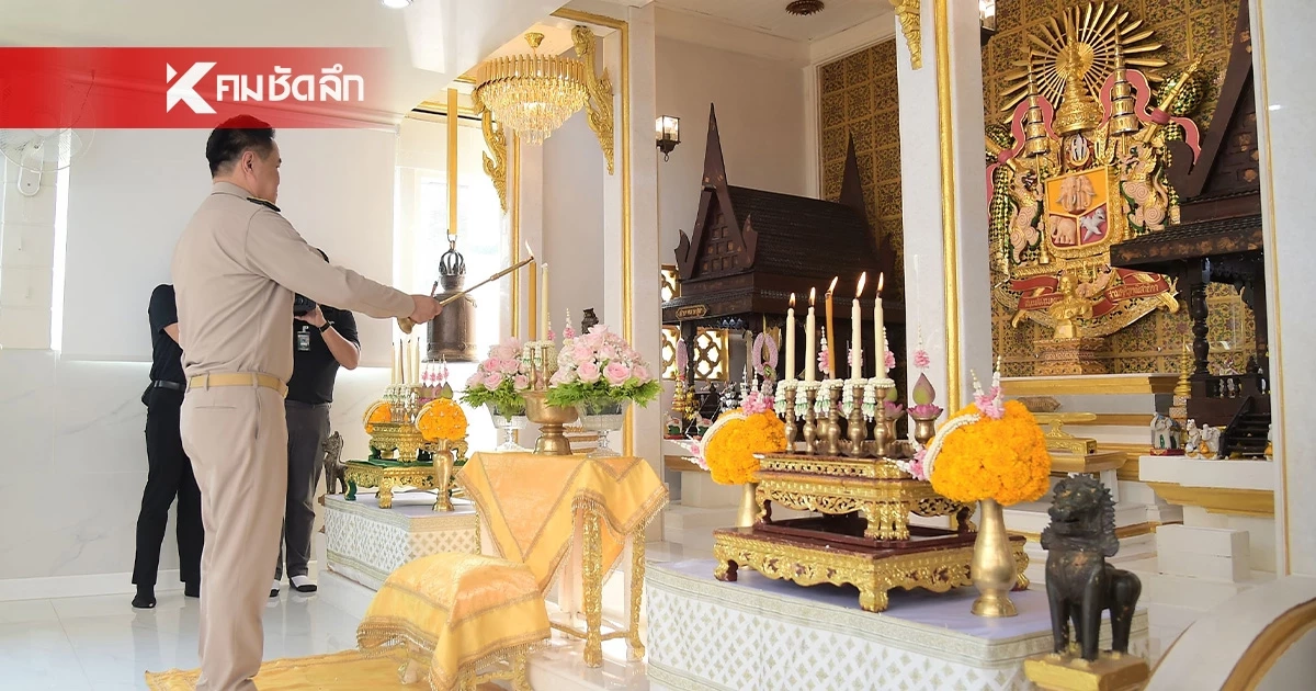 อนุทิน สักการะ "ศาลปู่ดำ - ตราแผ่นดิน" รอบที่ 4 ขอพรสิ่งศักดิ์สิทธิ์