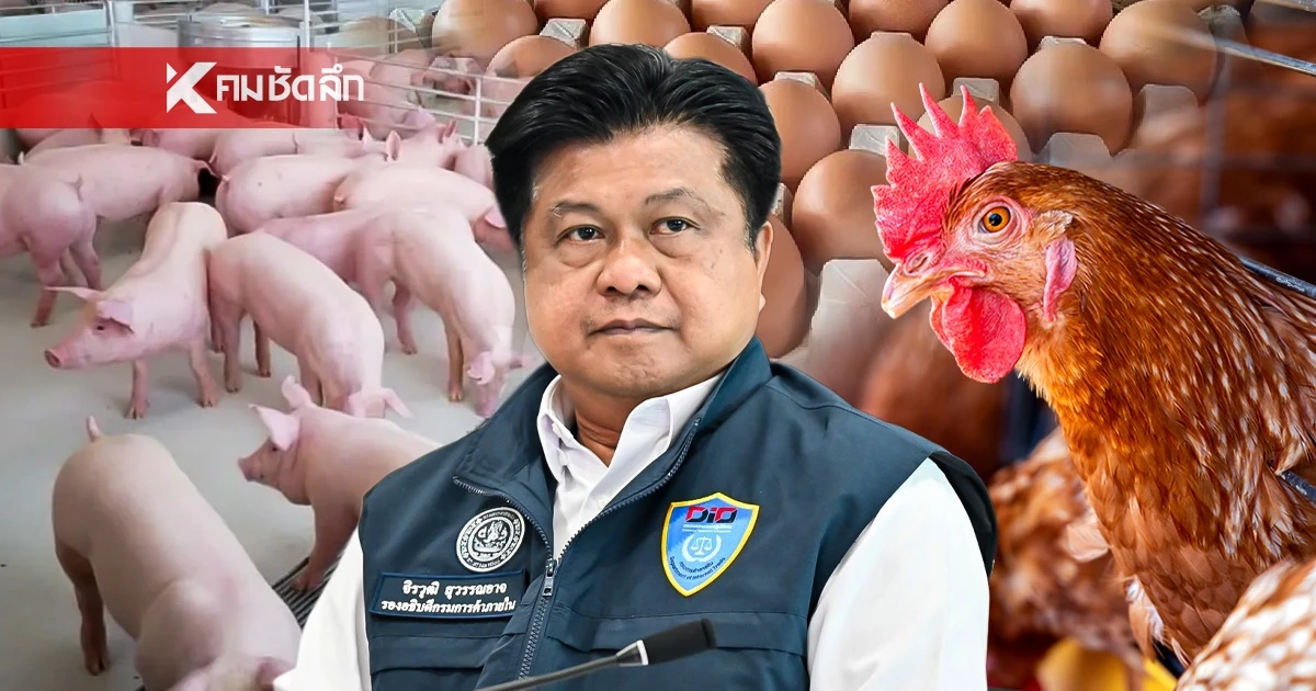 ร้อน-สงคราม “หมู-ไก่-ไข่” ทุนพุ่ง กรมการค้าฯ ตรึงราคาช่วยผู้บริโภค