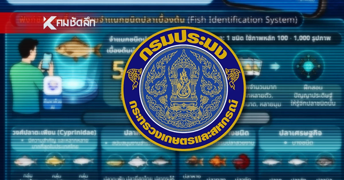 งบเฉียด 10 ล้าน ‘กรมประมง’ แจงดราม่าแอปฯ FishAI จำแนกปลามั่ว