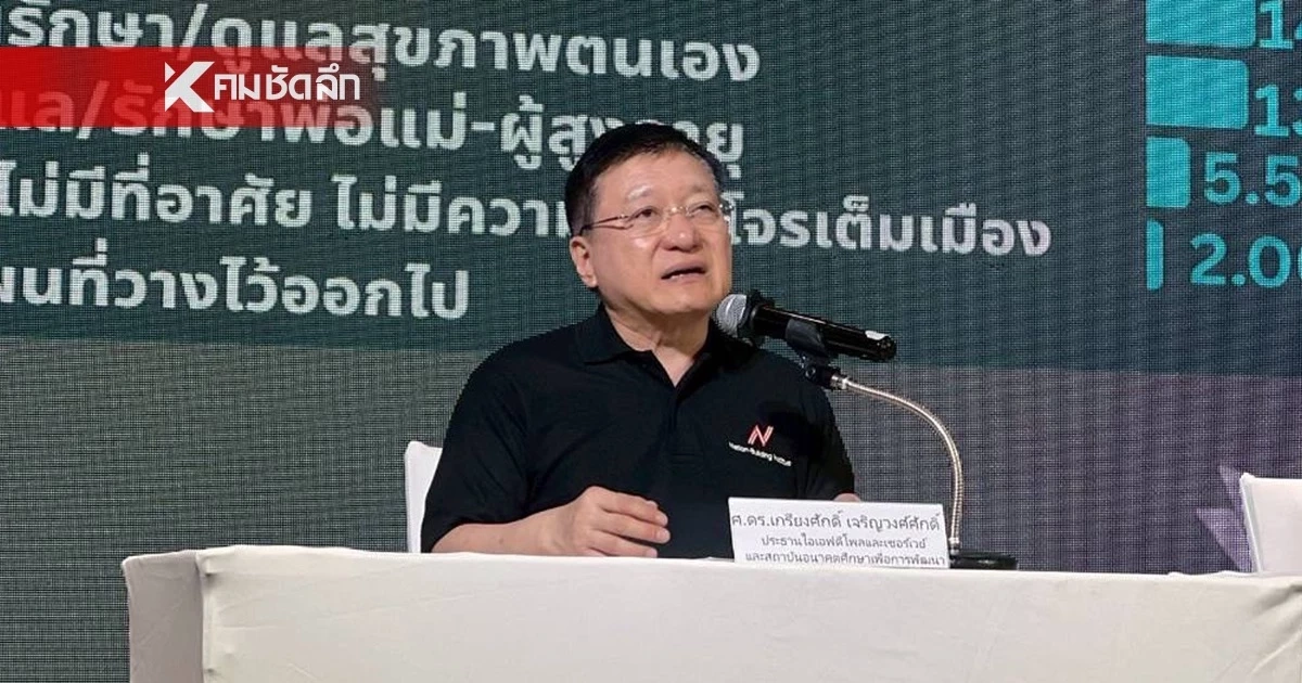โพลเผย! ประชาชน เจอวิกฤตปากท้องตึง ร่อแร่ หมดหวัง 88.31%