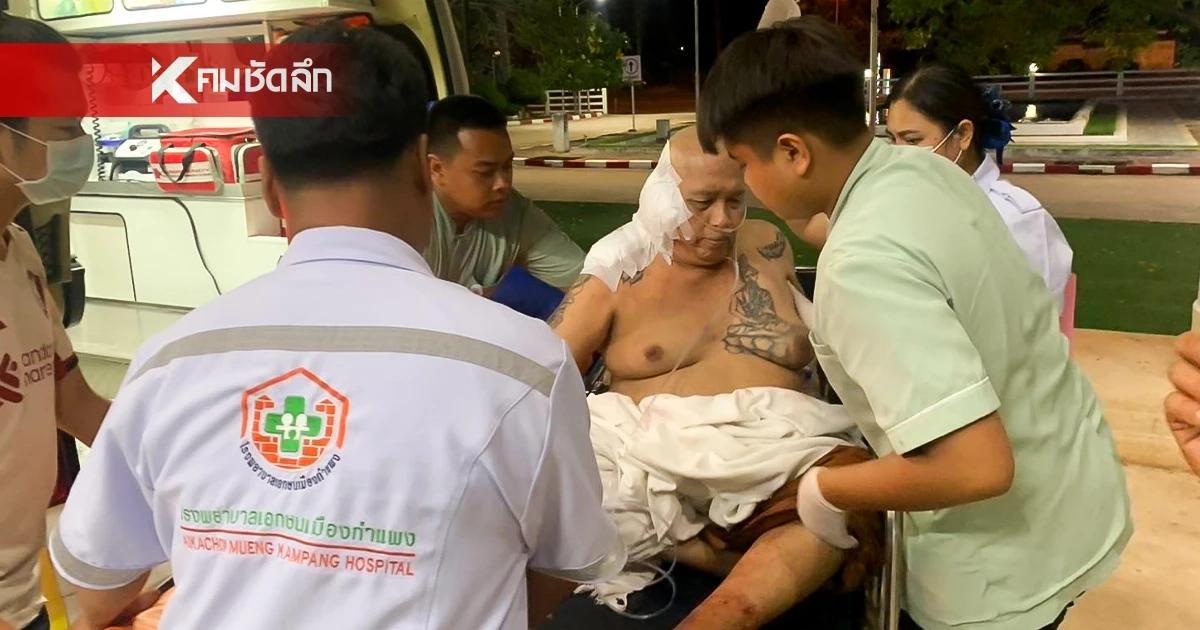 ​ล่ามือปืนใจบาป รัวยิง "เจ้าอาวาสวัด" 16 แผล คากุฏิ เจ็บสาหัส
