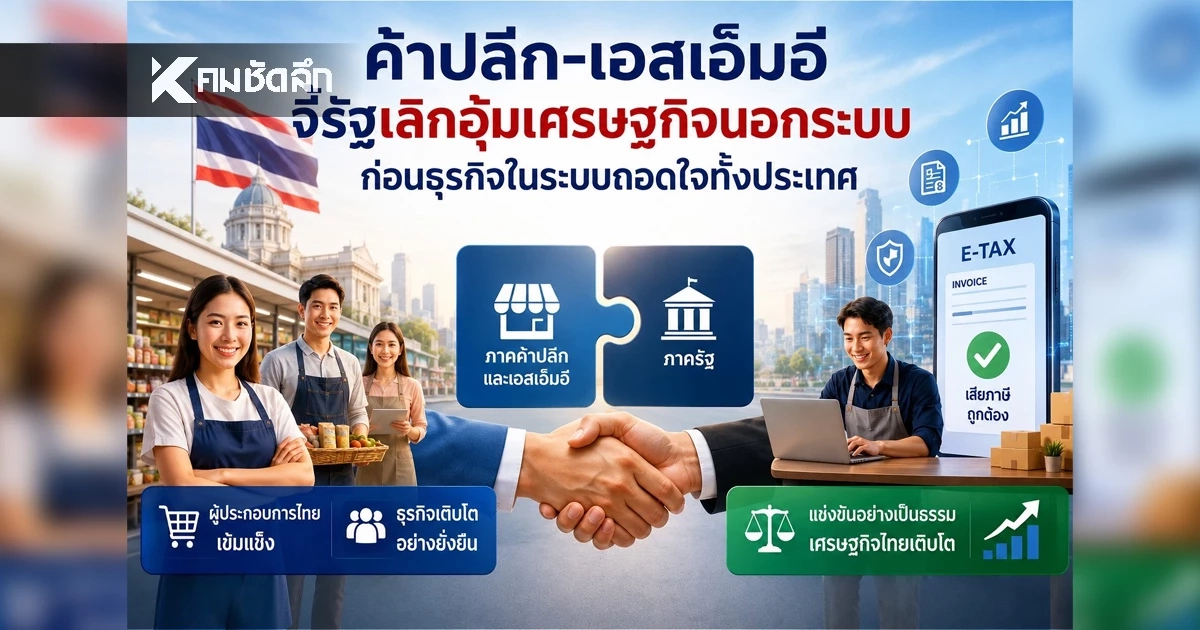 เอสเอ็มอี แนะรัฐควรสร้างแรงจูงใจให้ผู้ประกอบการเข้าสู่ระบบ