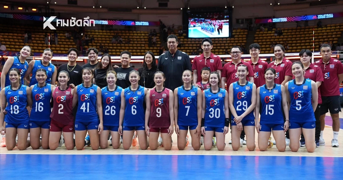 สรุปตารางคะแนน วอลเลย์บอลหญิง เนชั่นส์ลีก VNL 2026 จบสัปดาห์ที่ 2