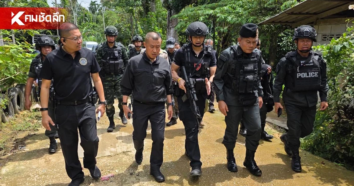 ปะทะเดือดวิสามัญ 2 โจร ยิงตร.สภ.ตากใบเสียชีวิต ยังล่าตัวอีก 1